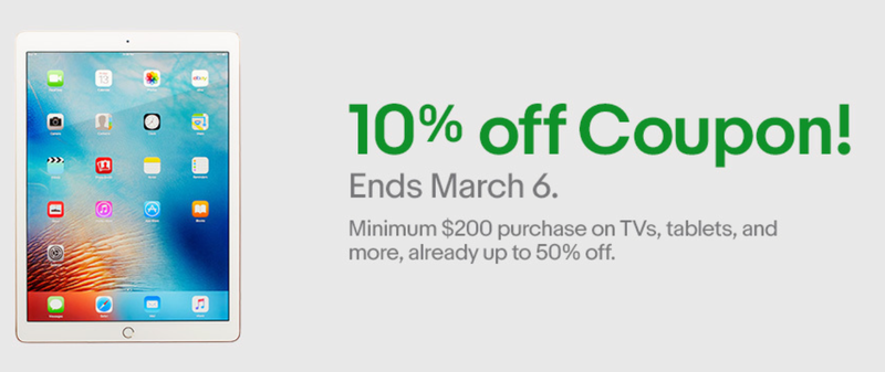Extra 10% off electronics. Maximum $100 discount.